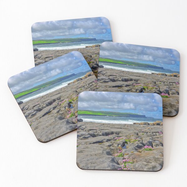 Item preview, Welcome to Doolin County Clare, Cliffs of Moher in the distance along the wild atlantic way and geopark designed and sold by Nollaig Ó Mórdha  Up The Banner Photography.