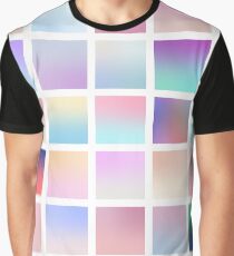 Gradient Collage Graphic T-Shirt