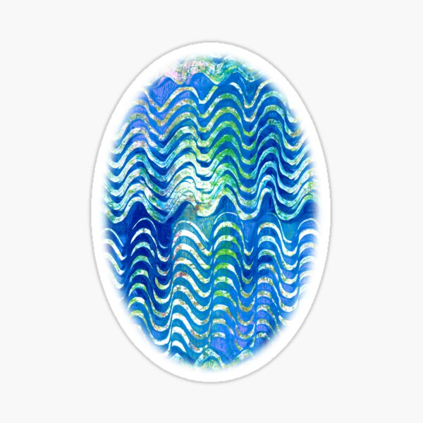 Rippling Waves Sticker