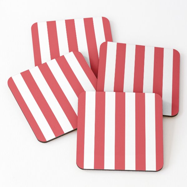 Item preview, Medium RED and WHITE Vertical STRIPES designed and sold by RachelMacht.