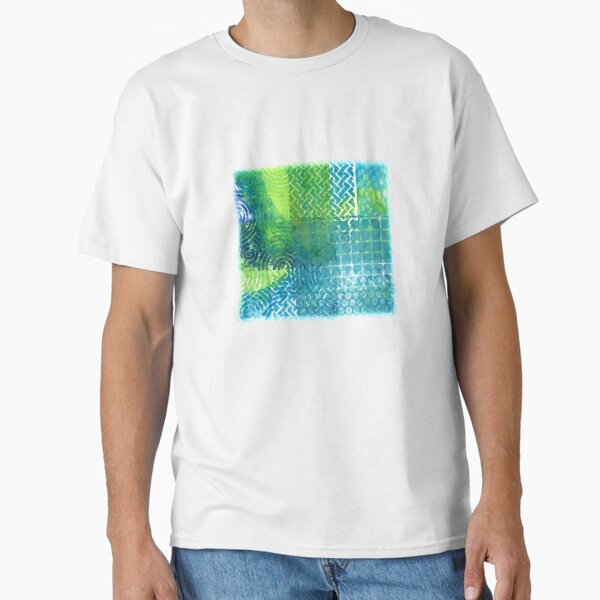 Industrial Blues and Greens Classic T-Shirt