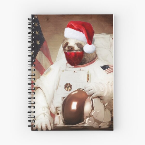 Item preview, Sloth astronaut funny christmas designed and sold by aesthytics.