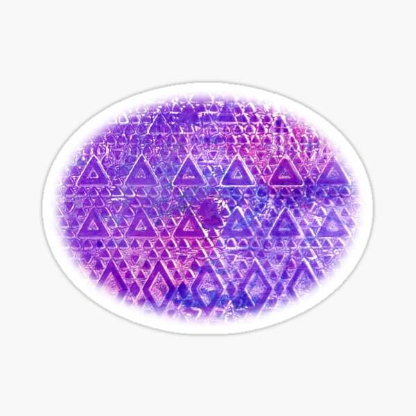 Purple Pyramiding Sticker