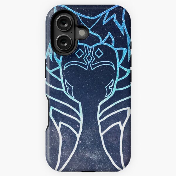 Vista previa del artículo con la obra «Ahsoka Tano cielo azul galaxia», diseñado y vendido por clair-ette.