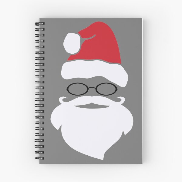 Item preview, Santa Beard white Grey Santa Claus Mustache Glasses COVI19 Merry Christmas Xmas Red designed and sold by peachyline.