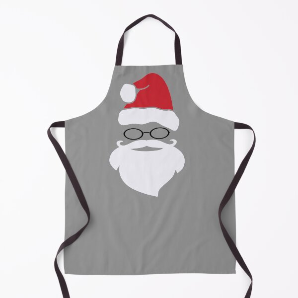 Item preview, Santa Beard white Grey Santa Claus Mustache Glasses COVI19 Merry Christmas Xmas Red designed and sold by peachyline.