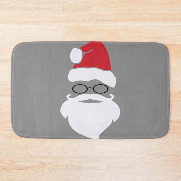 Item preview, Santa Beard white Grey Santa Claus Mustache Glasses COVI19 Merry Christmas Xmas Red designed and sold by peachyline.