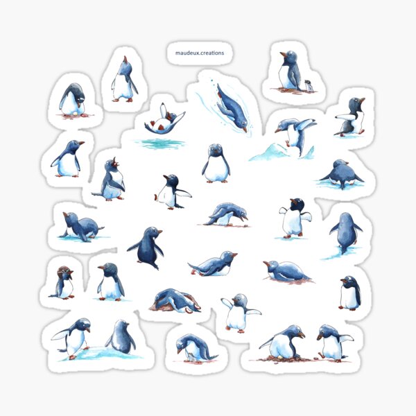 Item preview, Gentoo penguins colony designed and sold by Maudeux.