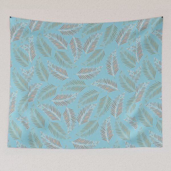 Item preview,  Leaves from nature - blue designed and sold by Mecolorful.