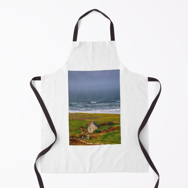 Item preview, rural irish countryside landscape from doolin county clare. old irish cottage by the sea. designed and sold by Nollaig Ó Mórdha Up The Banner Photography.