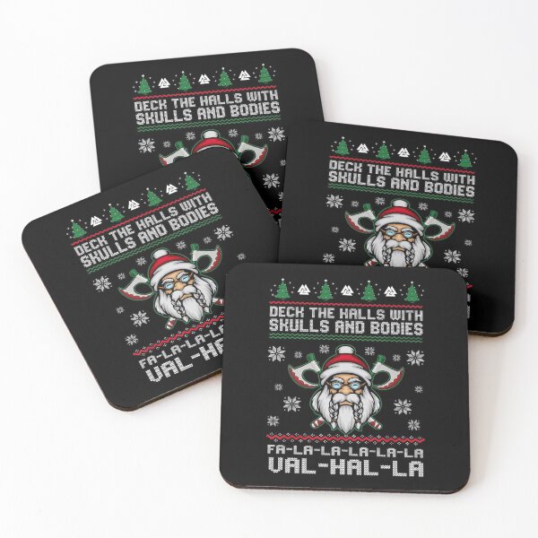 Item preview, Viking Deck The Halls With Skulls And Bodys Regalo divertido de Navidad designed and sold by ThomasTrump.