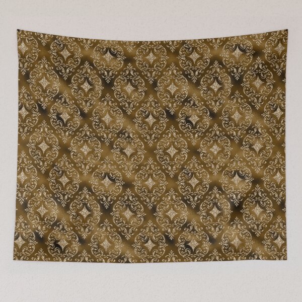Item preview, Gold and shiny damask glam design designed and sold by AnnieHochmann.