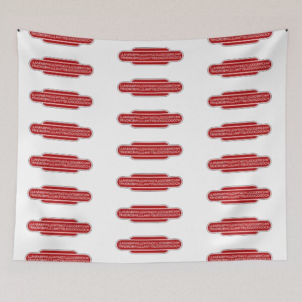 Item preview, Llanfairpwllgwyngyllgogerychwyrndrobwllllantysiliogogogoch designed and sold by Railway-Signs.