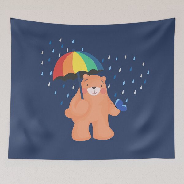 Item preview, Rainy Day - Jelly the Bear designed and sold by Jelly Bear.