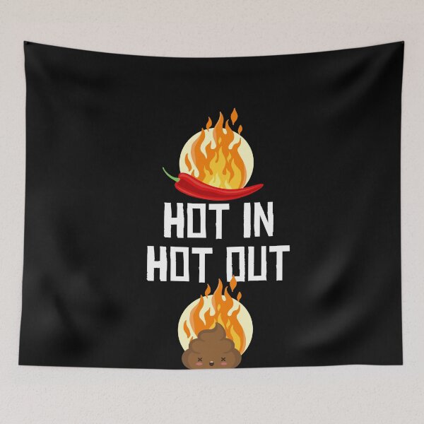 Item preview, Chili Chilihead Hot In Hot Out Spicy BBQ Cook designed and sold by Bigup.
