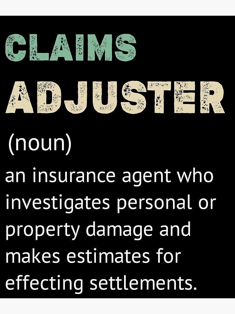 "Claims adjuster, loss adjuster gift, claim handler,Auto claims