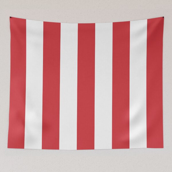 Item preview, Medium RED and WHITE Vertical STRIPES designed and sold by RachelMacht.