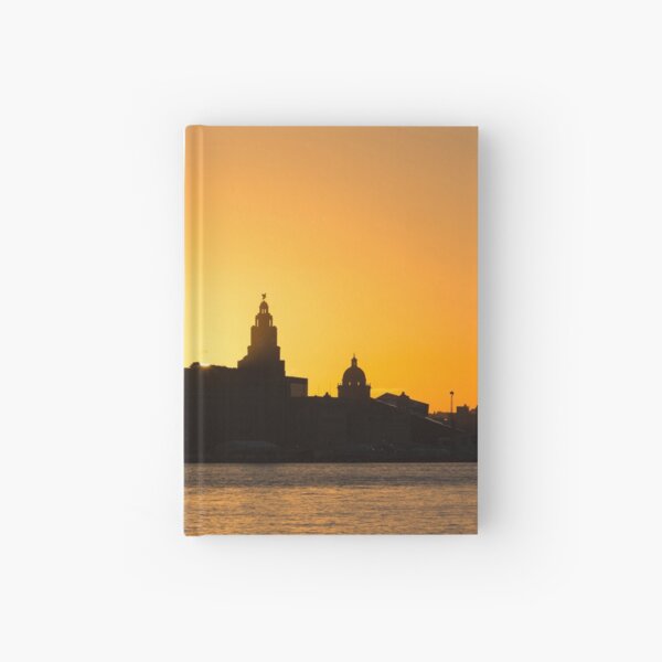 Liverpool Waterfront Dawn Hardcover Journal