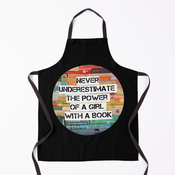 Item preview, Never Underestimate The Power Of A Girl With A Book, RBG quote designed and sold by avit1.