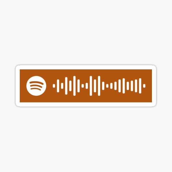 Sparks por Coldplay Spotify Code Pegatina