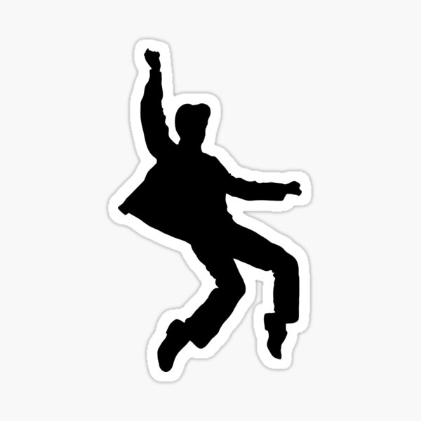 B&W Elvises Sticker