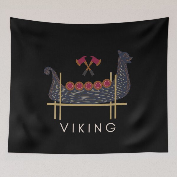 Item preview, Viking Warrior Design - Vekig langskip War Ship designed and sold by LinniesTees.