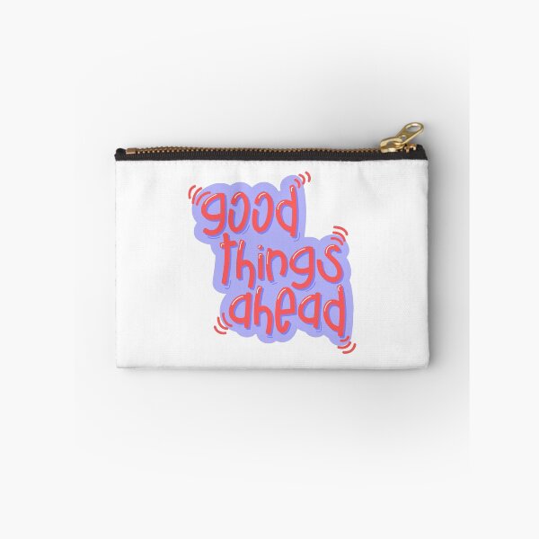 Item preview, Good things ahead quote in purple and red designed and sold by simplysharon.