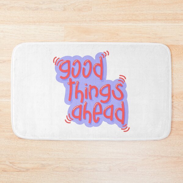 Item preview, Good things ahead quote in purple and red designed and sold by simplysharon.