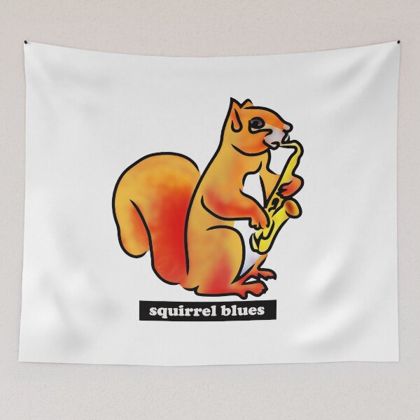 Item preview, squirrel blues designed and sold by Xdelacra.