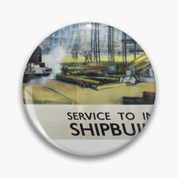 Item preview, retro classic Shipbuilding poster designed and sold by CorasPosters.