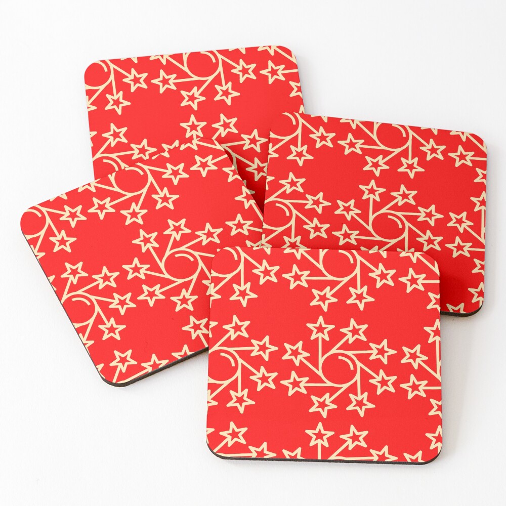 Aperçu de l'œuvre Dessous de verre (lot de 4) créée et vendue par Patternsonly.