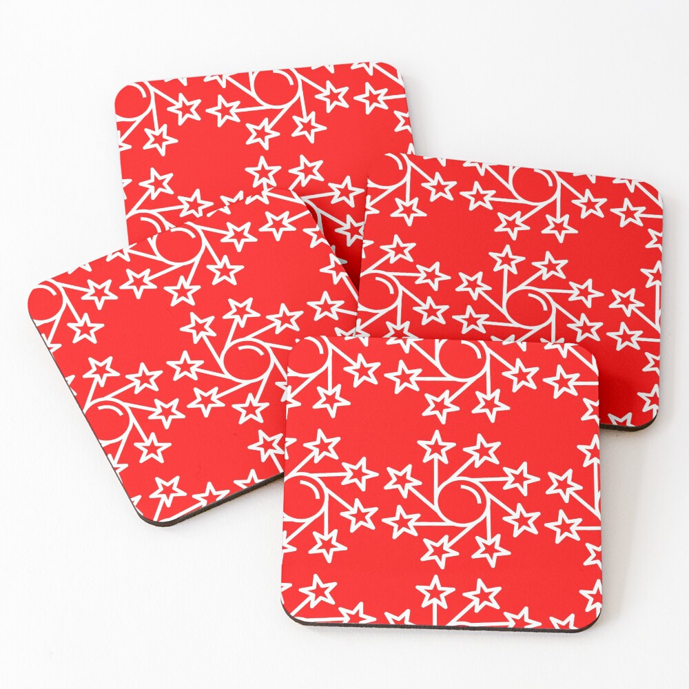 Aperçu de l'œuvre Dessous de verre (lot de 4) créée et vendue par Patternsonly.
