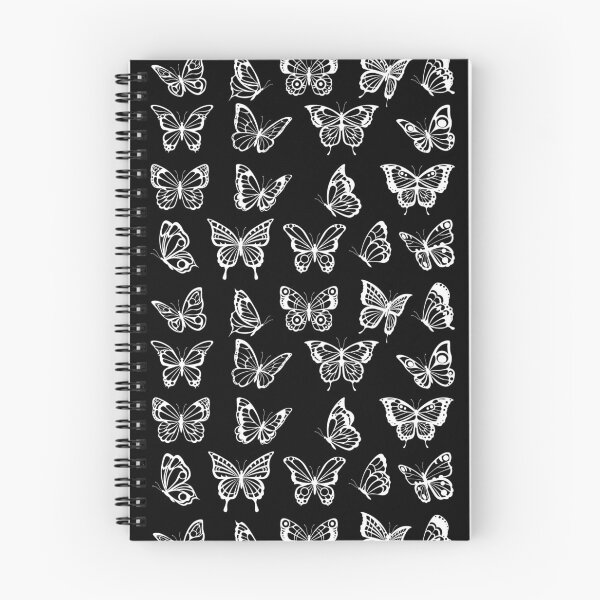 Item preview, White Butterflies on Black designed and sold by WildHoneyDesign.