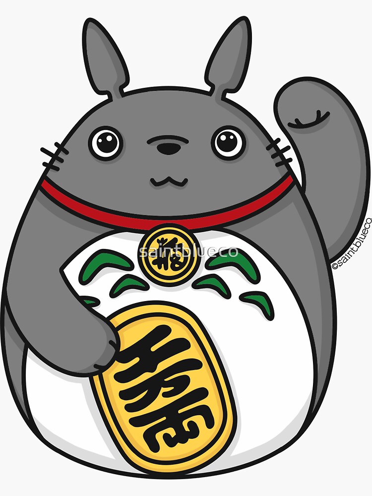 Espíritu del bosque de la suerte, gato de la suerte de saintblueco