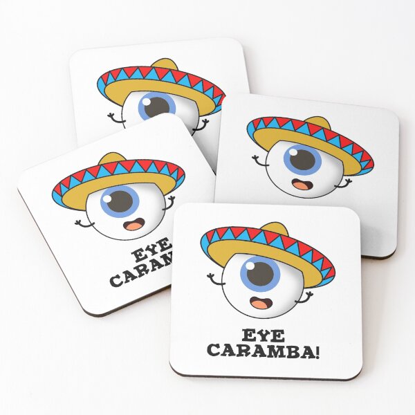 Item preview, Eye Caramba Funny Mexican Puns  designed and sold by punnybone.