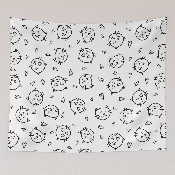 Item preview, Cat Patterns designed and sold by bhaktishendkar.