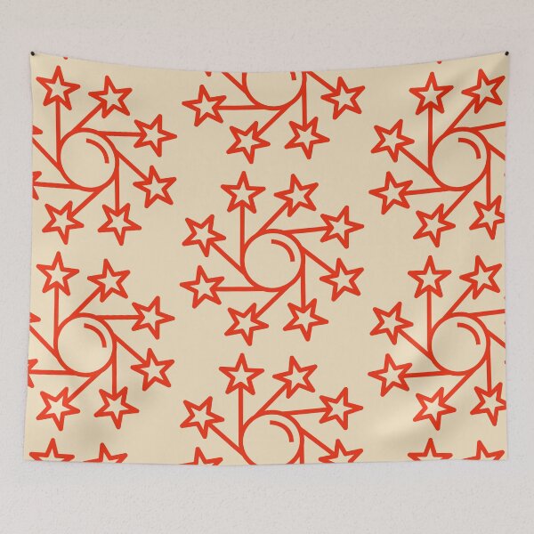 Artikelvorschau, Red Snowflake, Make This Holiday Season A Little Brighter With Christmas Masks. entworfen und verkauft von Patternsonly.