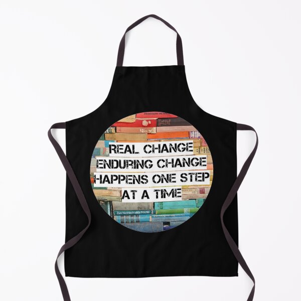 Item preview, RBG quote, Real Change Enduring Change Happens One Step At A Time designed and sold by avit1.