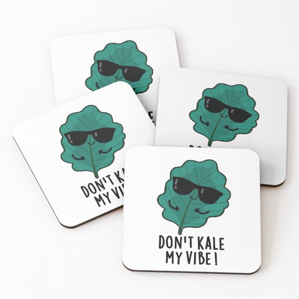 Item preview, Don't Kale My Vibe Funny Veggie Puns  designed and sold by punnybone.