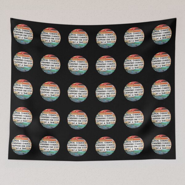 Item preview, RBG quote, Real Change Enduring Change Happens One Step At A Time designed and sold by avit1.