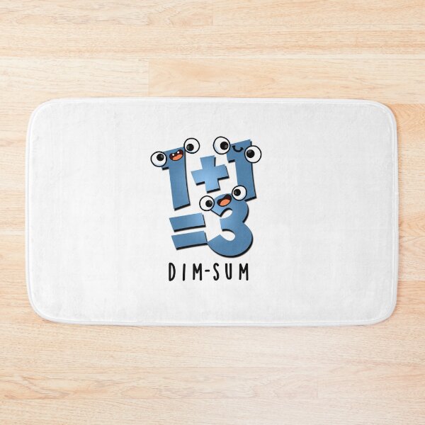 Item preview, Dim Sum Funny Math Food Puns  designed and sold by punnybone.
