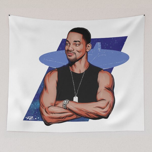 Item preview, Will Smith - An illustration by Paul Cemmick designed and sold by TIGERDAVER.