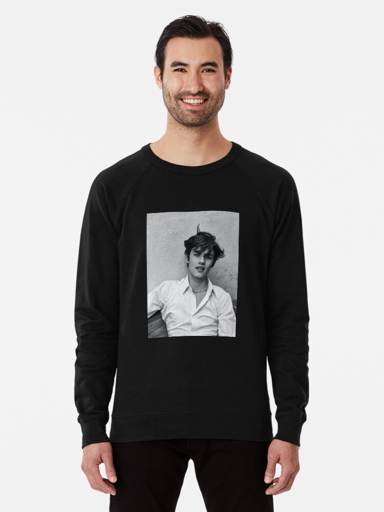louis partridge green sweatshirt