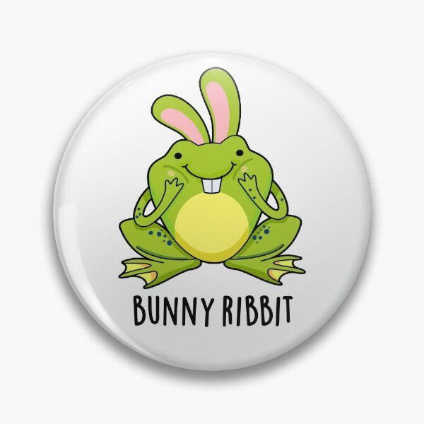 Item preview, Bunny Ribbit Rabbit Funny Frog Puns  designed and sold by punnybone.