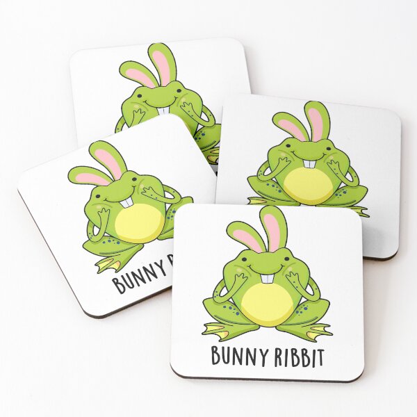 Item preview, Bunny Ribbit Rabbit Funny Frog Puns  designed and sold by punnybone.