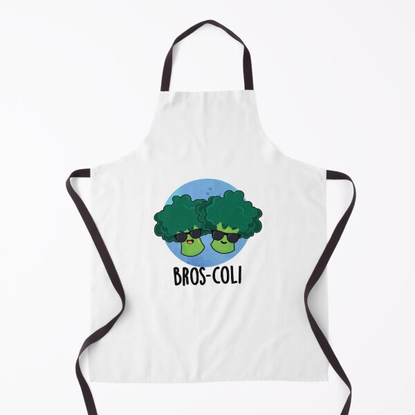 Item preview, Bros-coli Broccoli Funny Veggie Puns designed and sold by punnybone.