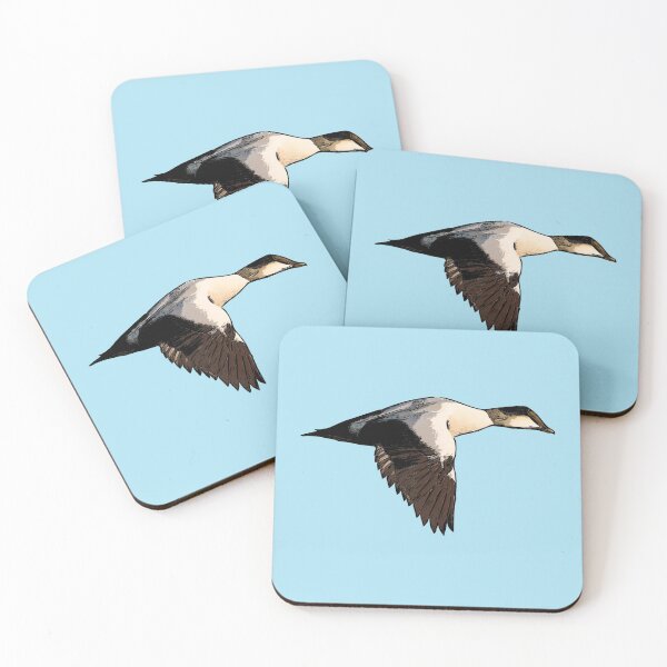 Item preview, Common Eider Black Alternate Print designed and sold by designsasstultd.