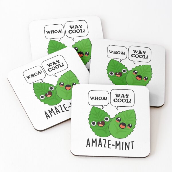 Item preview, Amaze-mint Funny Mint Puns  designed and sold by punnybone.