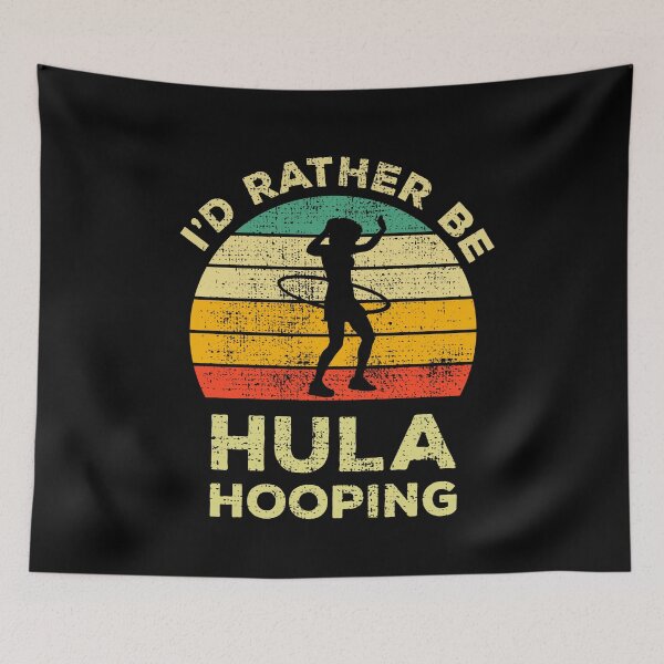 Item preview, I’d Rather Be Hula Hooping Vintage Gift For Hula Hoopers designed and sold by JokeGysen.