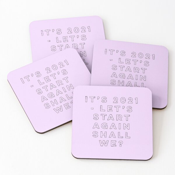 Item preview, New year 2021, New start, fresh start, funny January design, Let's Start Again designed and sold by HomeConscious.